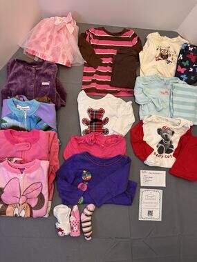 Baby Girl 12M Fall/Winter Clothing Lot – 19 Pieces – #469